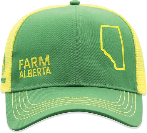 Miniatura 32 de John Deere Gorra de béisbol con logotipo y malla trasera con contraste, para hombre