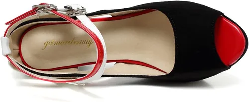 Miniatura 2 de Getmorebeauty - Sandalias de vestir al tobillo de tacón alto para mujer