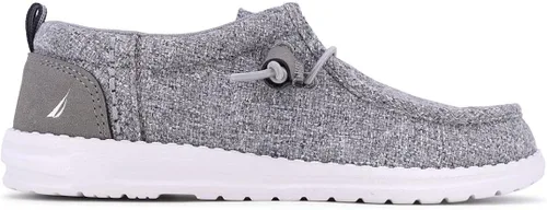 Miniatura 3 de Nautica Mocasines cómodos para niños y jóvenes, zapatos náuticos con cordones, tenis ligeros y casuales elásticos para niños pequeños y grandes