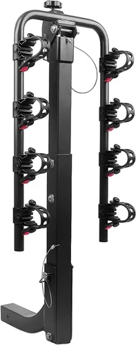 Miniatura 2 de Generic Portabicicletas plegable para 4 bicicletas, soporte de enganche para coches, camiones, SUV, minivans