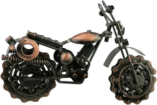 Miniatura 2 de Winterworm Arte creativo retro de hierro modelo de motocicleta de metal colección Moto Adornos simples y modernos para decoración del hogar