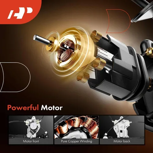 Miniatura 6 de A-Premium Elevalunas eléctrico delantero del lado del conductor con conjunto de motor apto para Chevy Cruze 2012-2016, Chevrolet Cruze Limited 2016