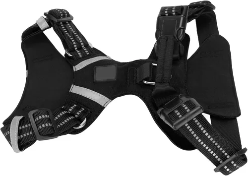 Miniatura 2 de Dog Body Harness, Adjustable Chest Strap, Reflective Waterproof Vest with Handle for Dogs - Escape Proof, No Pull Design, Safe Walking Control (S)