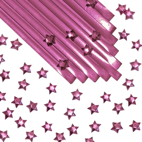 Miniatura 12 de 100-Strips Gold Foil Paper Strips for Making Origami Stars, Lucky Stars, Puff Stars. Reflective Mirror Shiny Paper Strips, 1 x 24 inch. (BIG Gold)