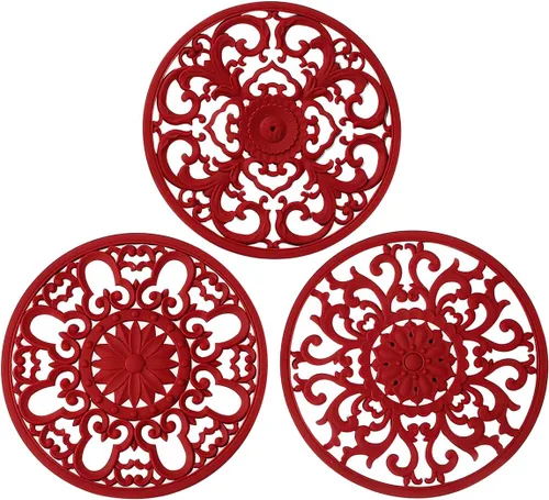 Alfombrilla de silicona extra gruesa para platos calientes, ollas y sartenes calientes, soporte para ollas, almohadilla caliente para proteger tu