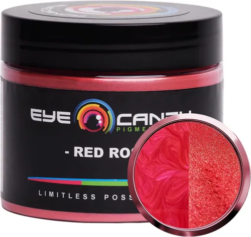 Miniatura 20 de Eye Candy Pigmento en polvo de mica prémium "té verde" (1.76 onzas), aditivo multiusos para manualidades y manualidades carpintería, bombas