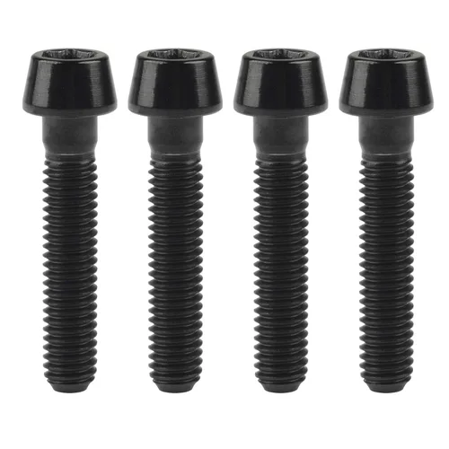 Miniatura 65 de Titanio Ti M6 x 10 16 18 20 25 30 35 40 45 50 55 60 2.559 in Allen - Tornillos hexagonales de 2.559 in, tornillos cónicos, paquete de 4