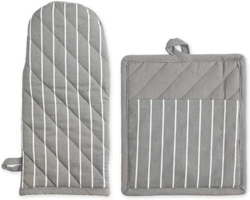 Miniatura 9 de Grado profesional y comercial, cocina Chef Stripe, agarraderas, gris