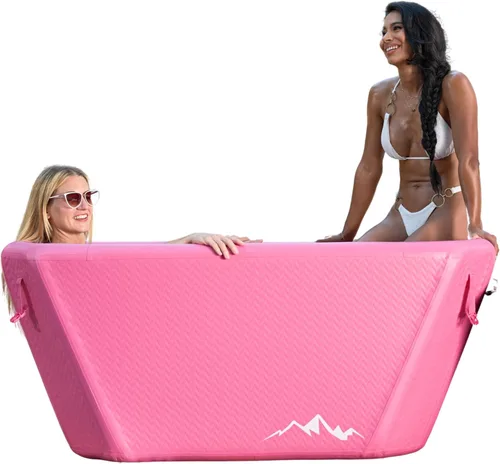 Miniatura 7 de Bañera de inmersión fría inflable - XL, negro - baño de hielo de 150 galones - Compatible con enfriadores - Inflable