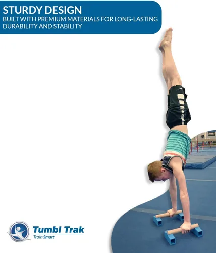 Miniatura 3 de Tumbl Trak Barras Parallette Portátiles, Azul