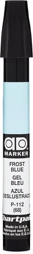 El marcador original Chartpak AD, Tri-Nib, azul escarcha, 1 cada uno (P112)