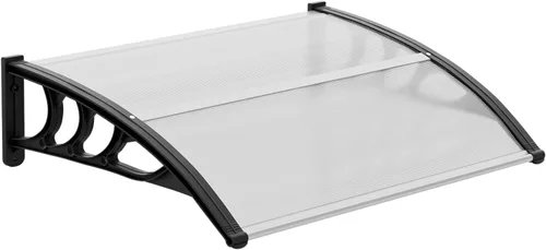 VINGLI Toldo para Ventana Toldo para Puerta Exterior, 30" x 40" Toldos para Puertas Cubierta de Policarbonato Toldo para Puerta de Patio Protección