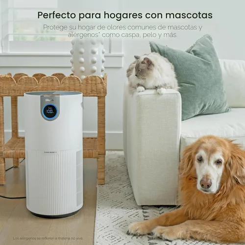 Miniatura 6 de Purificador de aire Shark para el hogar, la oficina y el dormitorio, tecnología Clean Sense, filtro de aire HEPA, 1200 pies cuadrados, captura