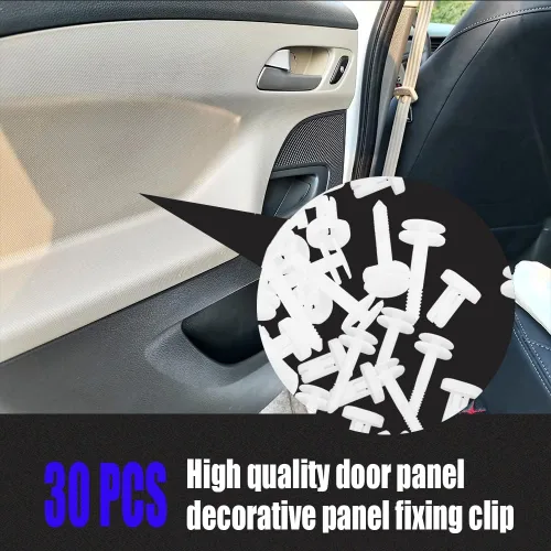 Miniatura 7 de 30 clips de retención para panel de puerta, sujetadores tipo empuje de agujero de 1/4 pulgadas, clip de repuesto 15960325, compatible con la mayoría