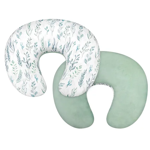 Miniatura 12 de DILIMI Funda de almohada de lactancia, fundas de lactancia suaves y elásticas para almohadas de lactancia, 1 paquete de funda reversible extraíble