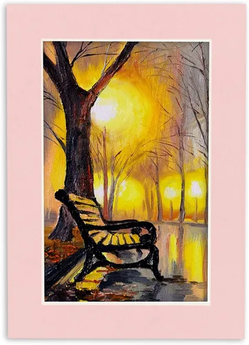 Miniatura 6 de 18 x 24 pulgadas, corte biselado para fotos de 15 x 22 pulgadas, matboard precortado rosa sin ácidos, para imágenes, fotos, marco, grosor de 4 capas