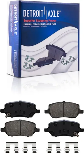 Miniatura 47 de Detroit Axle - Pastillas de freno traseras para Mercedes-Benz C230 C240 C280 C320 C350 CLK320 CLK350 CLK430 E300 E320 E420 E430 SLK350, pastillas