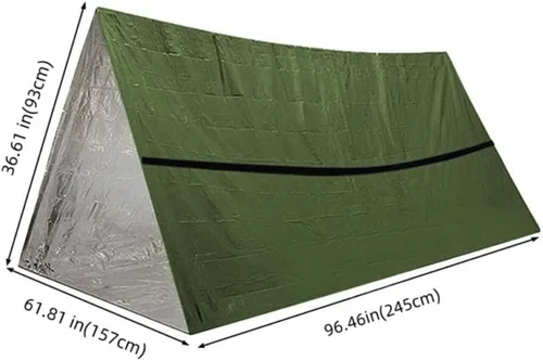 Miniatura 4 de Emergency Survival Tent. Survival Tent with Whistle,Emergency Shelter,Lightweight Life Tent Perfect for Camping, Hiking, and Backpacking.