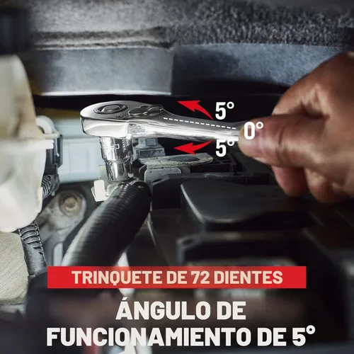 Miniatura 5 de CRAFTSMAN Juego de herramientas mecánicas de 230 piezas, juego de llaves de vaso, kit de herramientas para automóvil con caja de herramientas