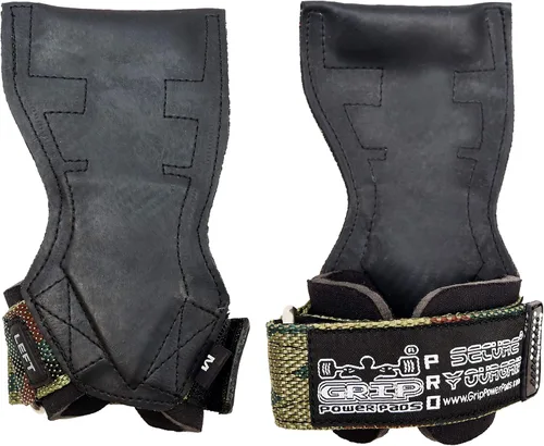 Miniatura 12 de Lifting Grips PRO Guantes de Peso de Servicio Pesado Correas de Barra de Gimnásticos Alternativa a Ganchos de Potencia Peso Muerto Muñequera Caucho