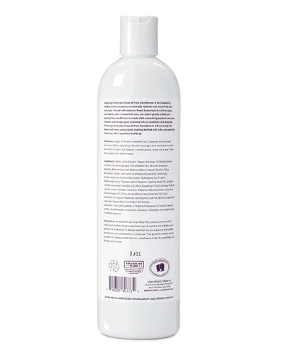 Miniatura 2 de SalonLogic Acondicionador limpio y puro para uso diario, lavanda, productos de calidad de salón, con aroma natural, repara el cabello dañado