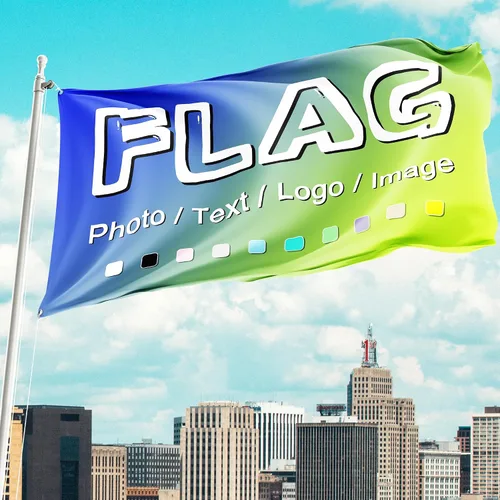 Miniatura 8 de Bandera personalizada de 2 x 3 pies, banderas personalizadas para exteriores, haz tu propio logotipo, foto, imagen, texto, banderas de jardín