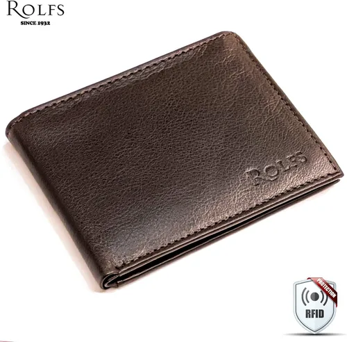 Miniatura 3 de Rolfs Bifold Wallet for Mens, RFID Blocking Genuine Leather Men Wallet, 4.25 x 3.25 Inch Slim, Compact and Lightweight
