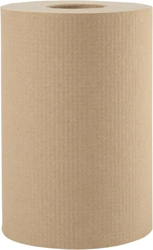 Boardwalk 6252 Toallas de papel Hardwound, 8 pulgadas x 350 pies, 1 capa natural (caja de 12 rollos)
