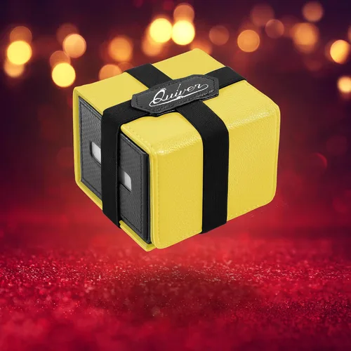Miniatura 7 de Quiver Time Yellow Citadel Deck Block for Magic: the Gathering Cards - TCG 100+ Premium Commander Deck Box, caja de mazos MTG para tarjetas, dados