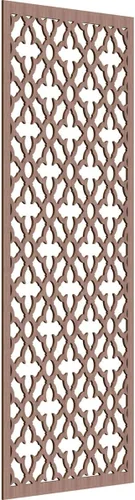 Miniatura 77 de Madison Paneles de pared decorativos de madera con calado, 9 3/8 pulgadas de ancho x 24 3/8 pulgadas de alto x 3/8 de alto, roble rojo rojo (Red Oak)