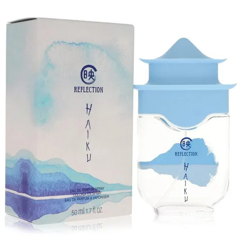 AVON Haiku Reflection Eau de Parfum para mujer, perfume floral verde fresco para mujer con agua radiante, flor de acacia y madera ámbar, fragancia