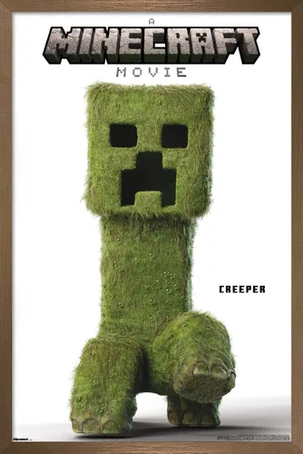 Miniatura 12 de A Minecraft Movie - Póster de pared de la serie Creeper, 34 pulgadas de largo x 22.4 pulgadas de ancho, versión sin marco