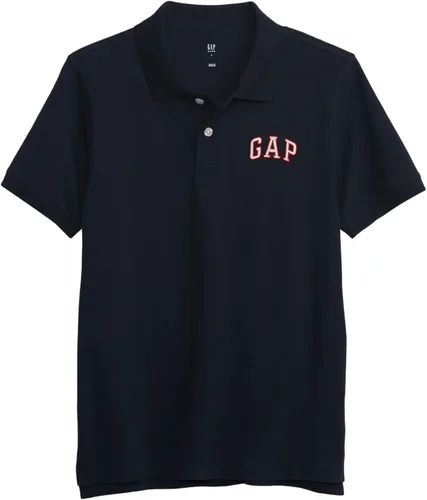 Gap Polo de manga corta con logotipo para niños