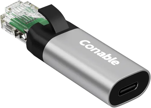 USB C to Ethernet Adapter, Ethernet Male to USB-C Female Adapter, Type C to RJ45 Network Internet LAN Adapter, Directly Connected, Essential for