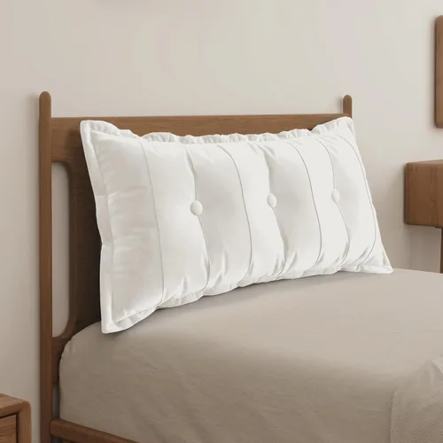 Miniatura 8 de WOWMAX Almohada rectangular para cabecero, almohada para respaldo de cama, almohada para sentarse en la cama, almohada de apoyo para la espalda