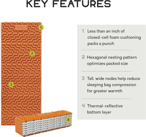 Miniatura 2 de NEMO Equipment Switchback Foam Sleeping Pad