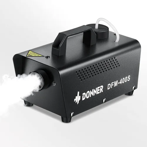 Máquina de niebla Donner para fiesta, máquina de humo con control remoto con cable, máquina de humo Donner DFM-400S 400W para festivales de