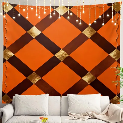 Miniatura 79 de Shrahala Tapiz de pared azul brillante, acuarela azul degradado para colgar en la pared, tapiz grande decorativo de fibra de poliéster, dobladillo