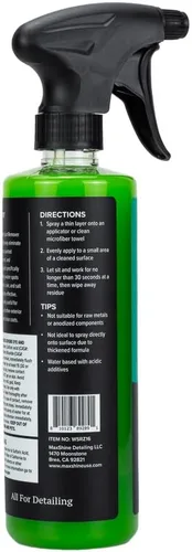 Miniatura 4 de Maxshine Líquido eliminador de manchas de agua de 16 onzas Fórmula ecológica sin flúor Seguro para vidrio, metal y fibra de vidrio Elimina