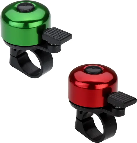 Miniatura 31 de Timbre de Bicicleta Timbre de Bicicleta Sonido Nítido para Adultos Niños Niños Niñas Rojo