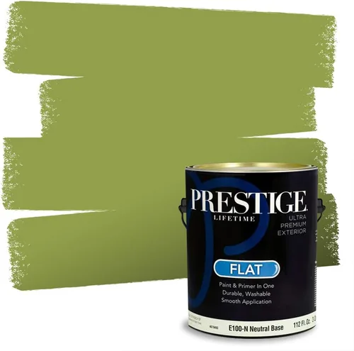 Miniatura 119 de PRESTIGE Pinturas Pintura interior e imprimación en uno, 1 galón, cáscara de huevo, aventura