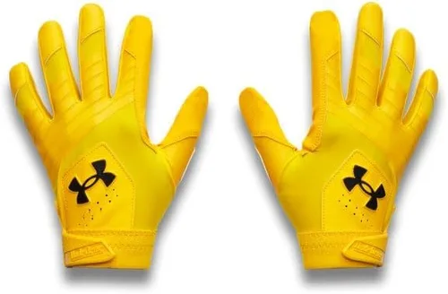 Miniatura 16 de Under Armour Guantes de béisbol Clean Up para hombre (100) blanco / plata metálica / plata metálica