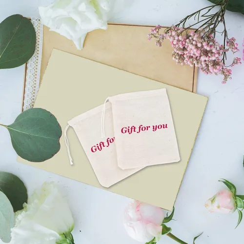 Miniatura 7 de Tatuo Paquete de 200 bolsas de muselina de yute con cordón, bolsas de saquito multiusos de lona y lino para té, joyería, recuerdos de boda, fiesta