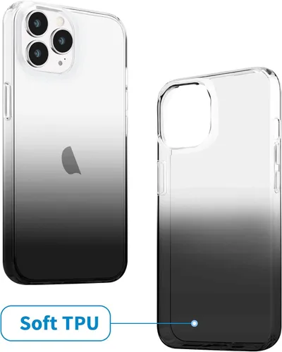 Miniatura 5 de JJGoo Funda compatible con iPhone 14 Pro Max transparente, protectora, a prueba de golpes, delgada y fina, cubierta de parachoques suave, fundas