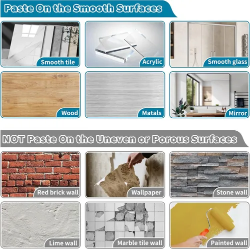 Miniatura 9 de KEGII Ventosa para ducha, paquete de 3 estantes de ducha extraíbles con ganchos y soporte para jabón, organizador de baño sin perforaciones
