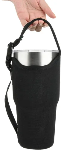 Miniatura 7 de Beautyflier Bolsa de neopreno 3 en 1 compatible con vaso de acero inoxidable YETI Rambler/Stanley IceFlow de 30 onzas, portavasos aislado