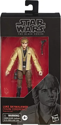 STAR WARS The Black Series Luke Skywalker (Yavin Ceremony) - Figura coleccionable de 6 pulgadas, escala A New Hope, para niños a partir de 4 años