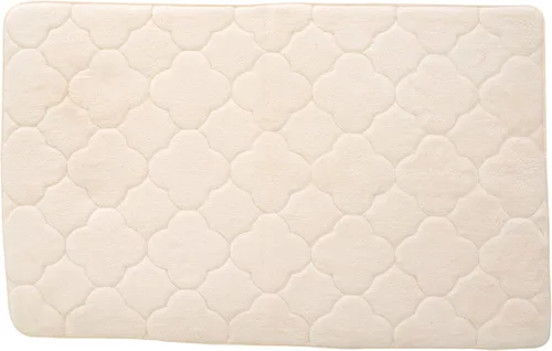 Miniatura 9 de Tapete de baño de espuma viscoelástica bordada con tecnología Water Shield, 17 x 24 pulgadas, angora