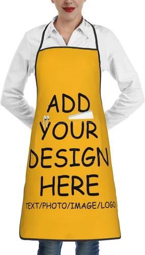 Miniatura 12 de Personalized Aprons For Women Men Custom Apron With Pockets Picture Text Logo