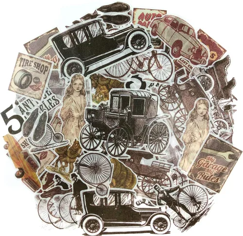 Miniatura 8 de allydrew Calcomanías decorativas para álbumes de recortes, Washi, manualidades para papelería, diario, fabricación de tarjetas (60 piezas), Verde